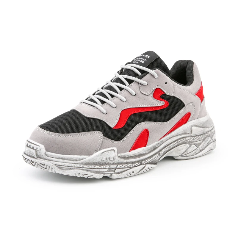 Hip Hop chunky sneakers Man Designer Spring Autumn Male Shoes Tenis Masculino Krasovki black Breathable platform shoes | Обувь