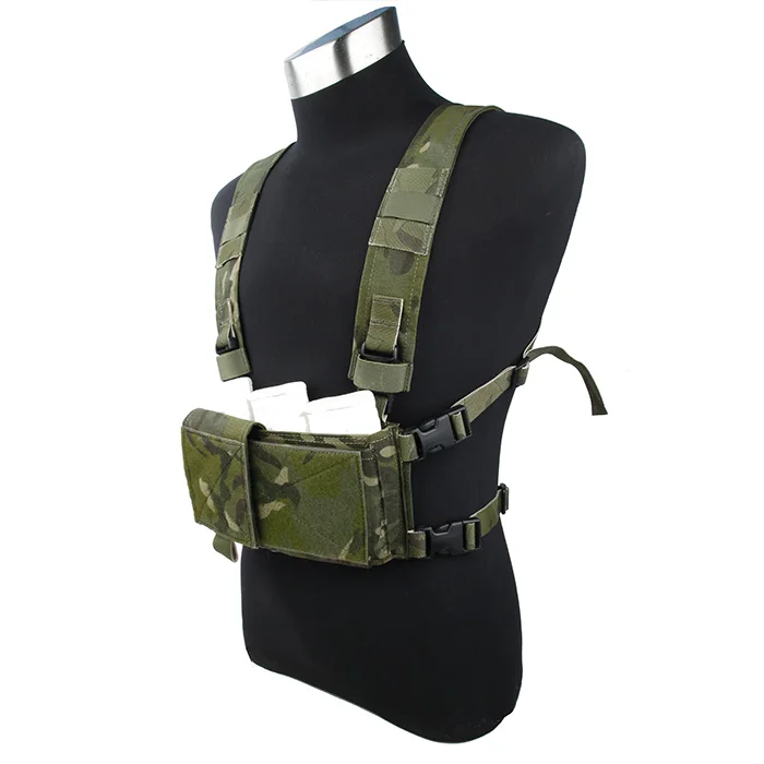 TMC Cordura Multicam тропическая тактическая Боевая модульная микронагрудная установка