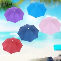 yada 50cm foldable fishing hat cap headwear umbrella for womens hiking beach camping cap outdoor sports rain umbrellas hat ys017