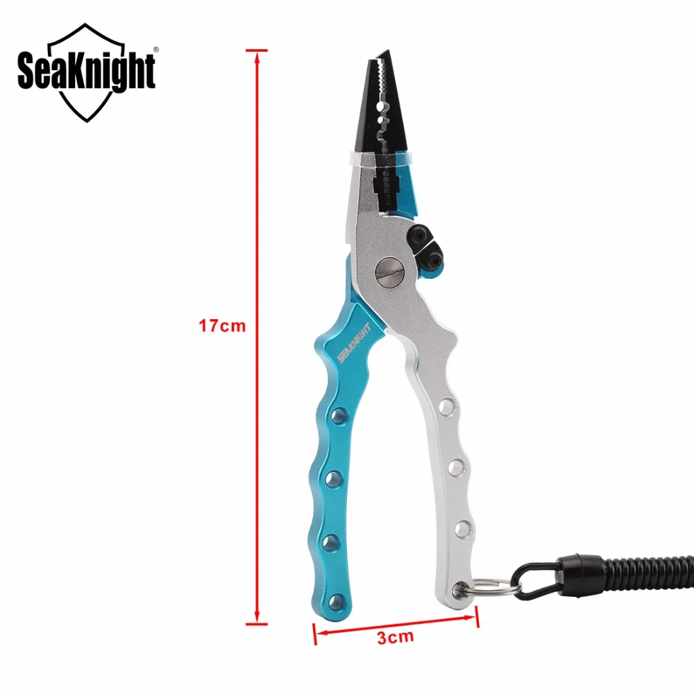 Seaknight SK004 рыболовные плоскогубцы из алюминиевого сплава + веревка для удержания 80