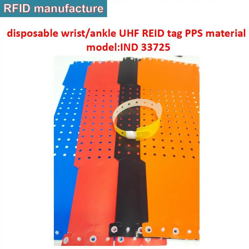 Большой радиус действия rfid Impinj Monza R6 chip браслет UHF RFID pps водонепроницаемый ремешок