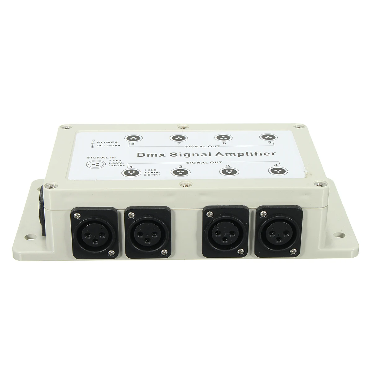 DC12-24V 8 канальный выход DMX DMX512 светодиодный контроллер разделитель усилителя
