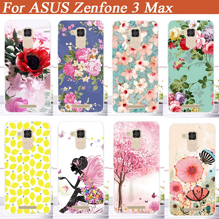 Красивые цветы 10 узоров модный DIY чехол задняя крышка для Asus Zenfone 3 Max ZC520TL телефона