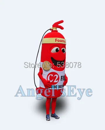 Костюм талисмана огнетушителя для взрослых мультяшный персонаж уничтожитель