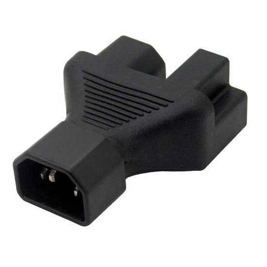 Адаптер питания IEC 320 C14 male к Nema 5 15R + C15 US femla и C13 Y|male power plug|nema 5-15radapter ac |
