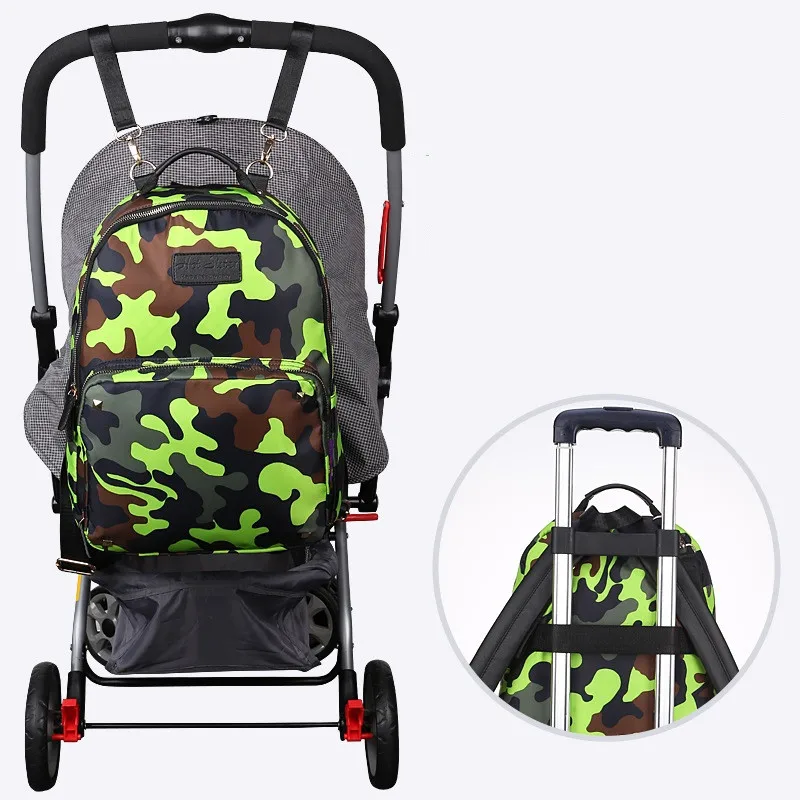 2018 Высококачественная Дамская мода рюкзак камуфляж машинная стирка Мумия мешок