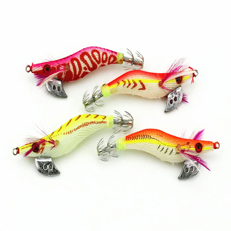 Высокое качество 4 шт соленой воды рыболовные приманки для моря светящаяся