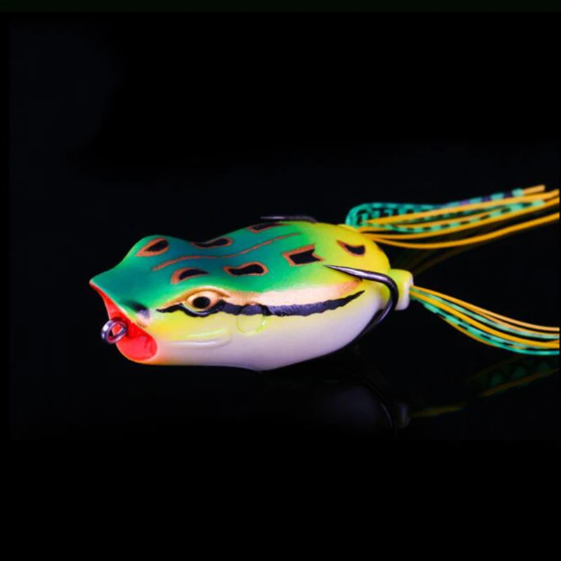 Wokotip 1 шт. Topwater Thunder Frog искусственная 52 мм 10 г Мягкая приманка лягушка приманки для