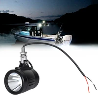 black round led spotlight yacht light 2 pieces 10w suitable for 12v to 80v dc cars trucks off road vehicles motorcycles ships