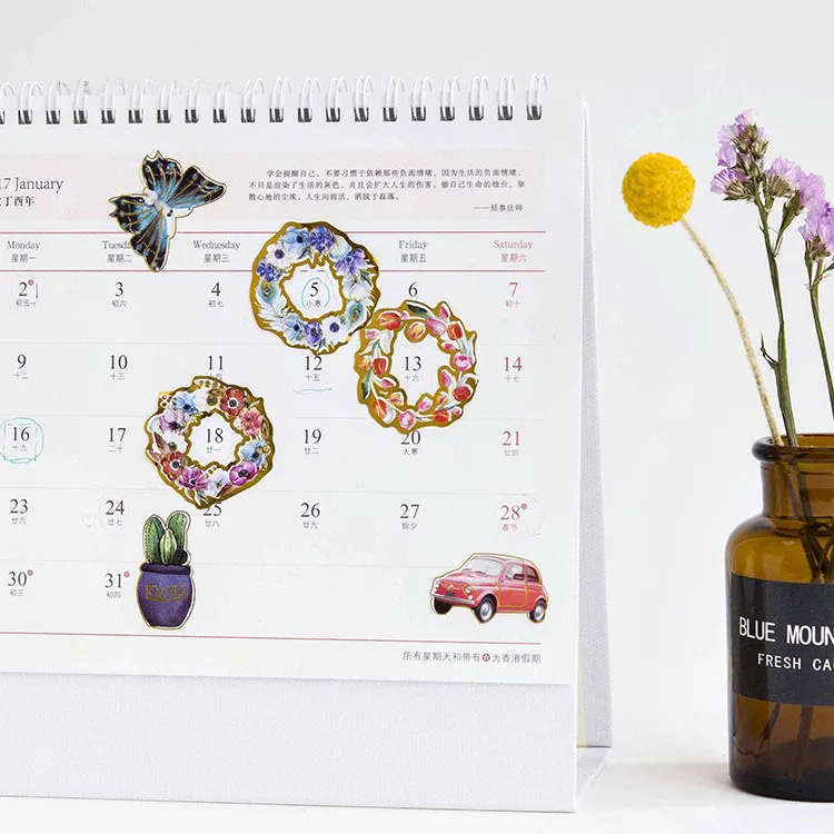 45 шт./упак. бронзировать этикетки Стикеры ручная работа украшение для альбома