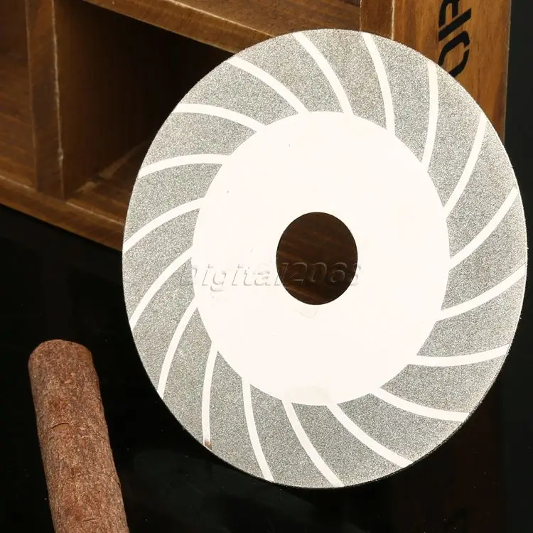 Алмазное режущее колесо для стекла керамики гранита 100 мм пильный диск угловой