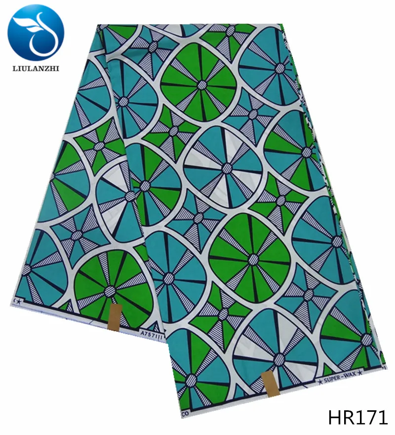 LIULANZHI африканская ткань с восковым принтом из хлопка, реального высокого качества, 6 ярдов для вечерних платьев HR165-181.