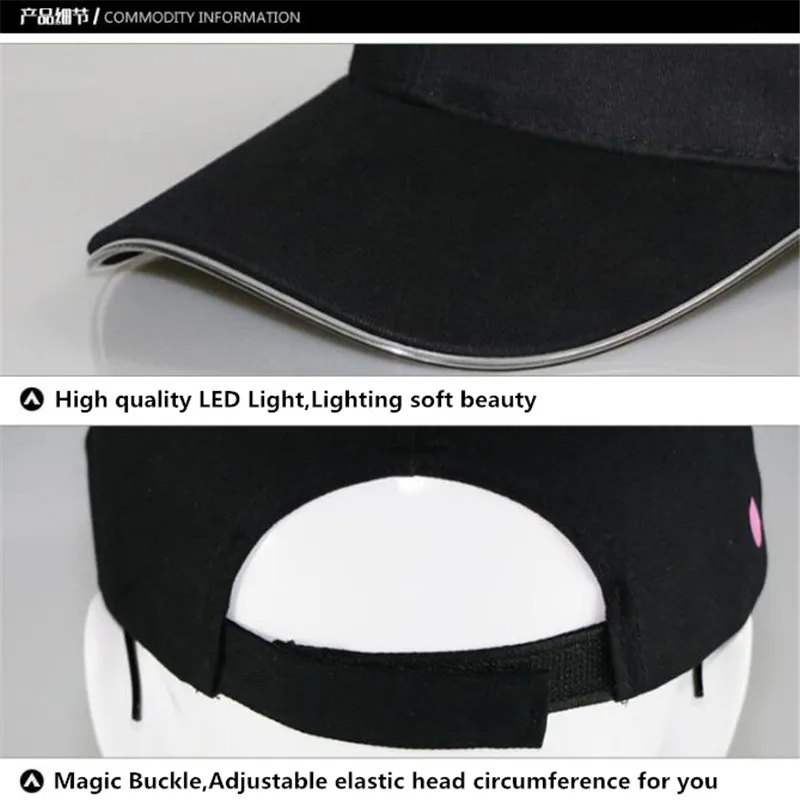 Рисунок 4 - Бейсболка унисекс со светодиодсветодиодный