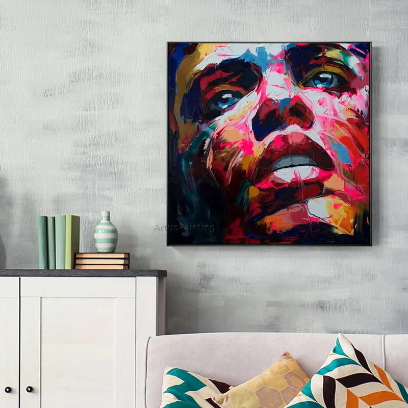Francoise Nielly картина маслом на холсте поп-арт-стена художественные фотографии для