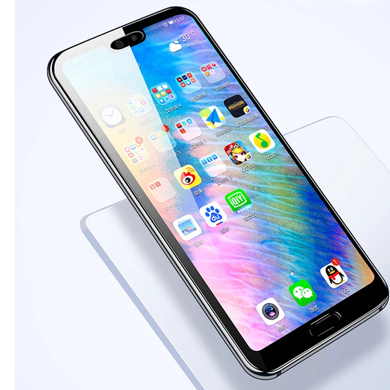 Пленка из закаленного стекла 5D для Huawei P20 Lite полное покрытие Защита экрана Pro P20Lite
