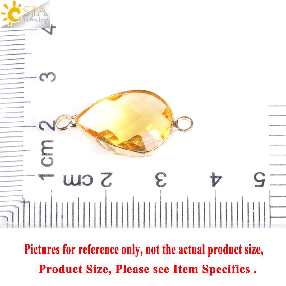 Женские Ювелирные изделия CSJA 10 шт. E890|crystal beads|glass crystal beadsdrop beads |