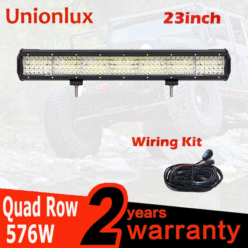 

23inch LED Light Bar Combo 12V Offroad Led Work Driving Light Bar Pickup Truck SUV ATV Auto Fog Lamp