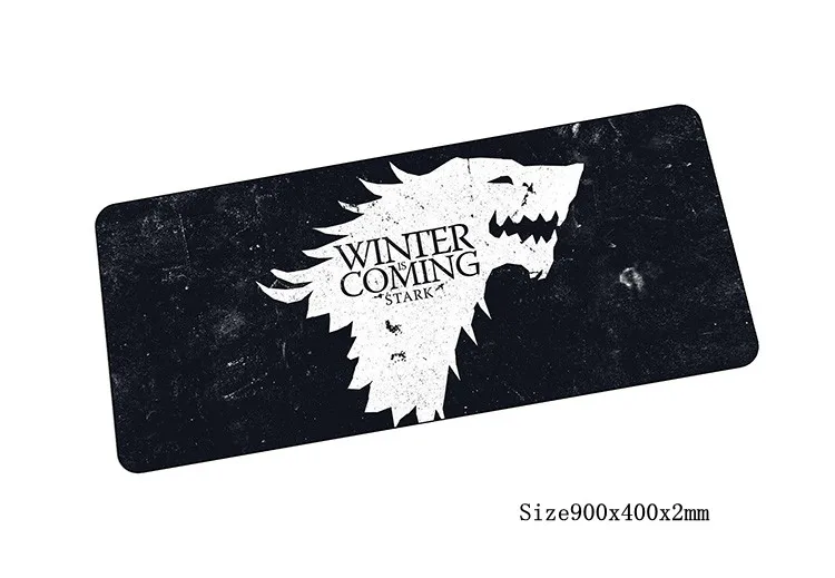 size900x400x2mm Коврик для мыши Game of Thrones 900x400 мм коврик для мыши notbook компьютерный коврик для мыши с блокировкой края игровой коврик геймерская клавиатура Коврик для мыши - Цвет: size900x400x2mm