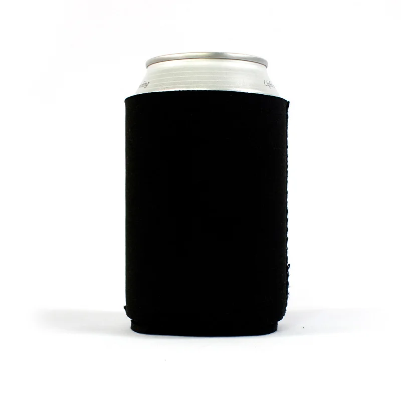 Black-1pcs Может втулки охладителя пива Кули для консервных банок и бутылок уютный из текстурированной ткани, охладители напитков из серии "сделай сам" для свадебных сувениров Смешные вечерние подарок - Цвет: Black-1pcs