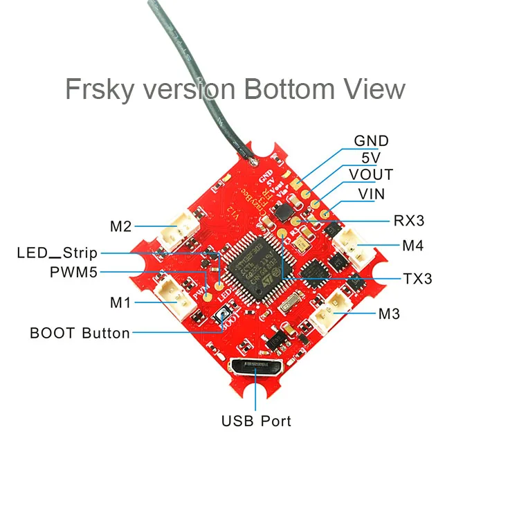 Racerstar Crazybee F3 Flight Controller UR65 4 IN 1 5A 1S Blheli_S ESC Compatible Flysky AFHDS 2A/Frsky D8/DSM2 Receiver | Игрушки и