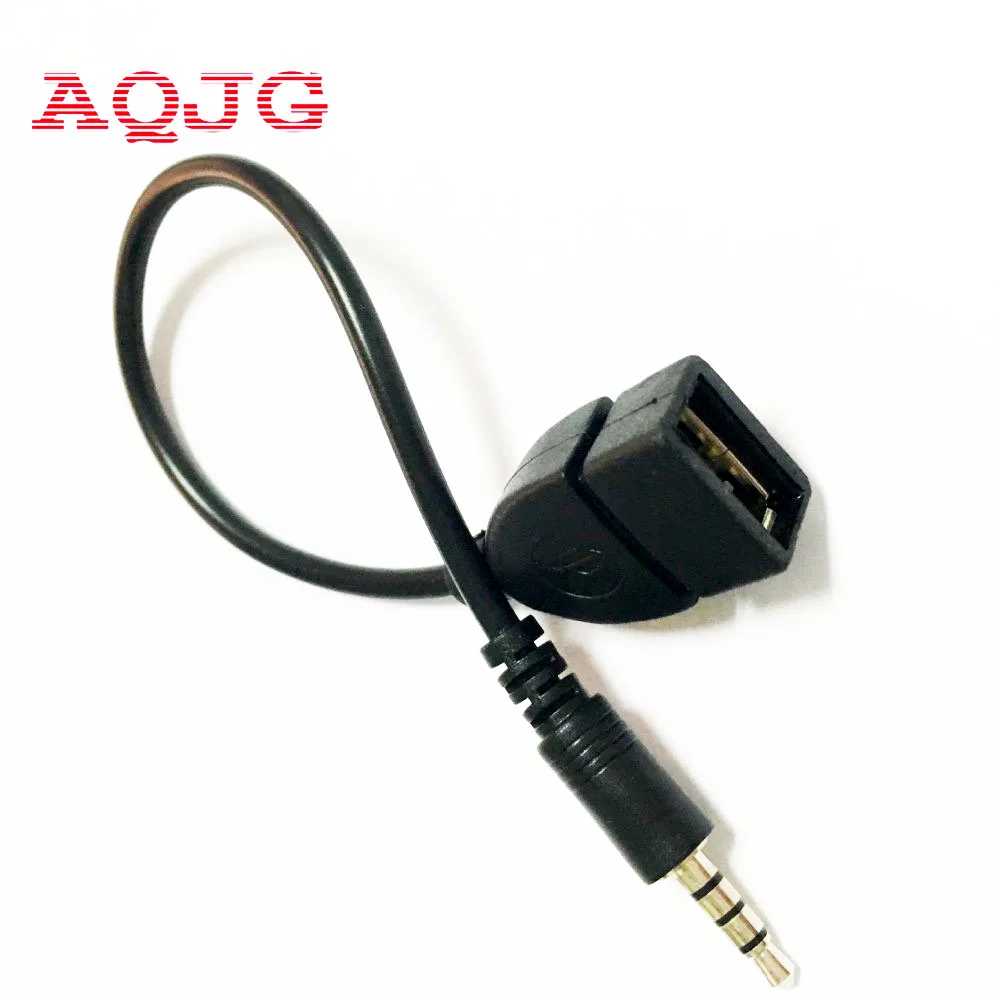 Блок питания для телефона AQJG dc jack на usb 2 0 A female кабель/шнур/провод Автомобильный