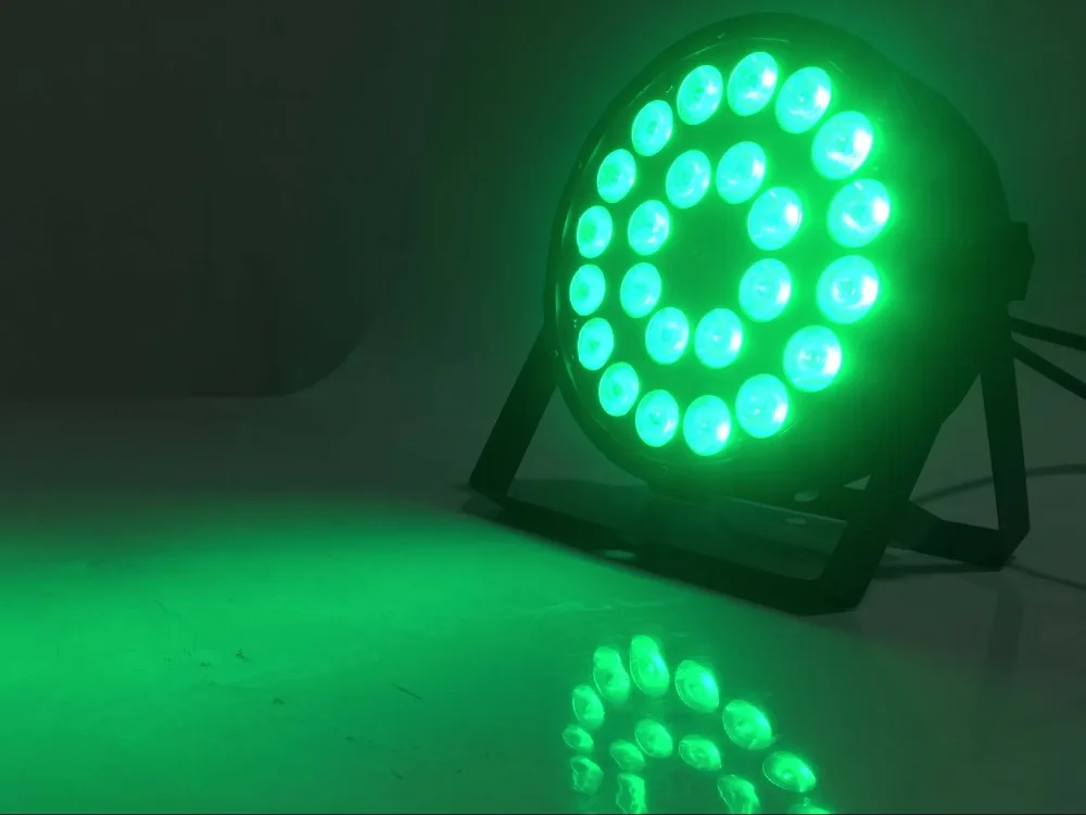 4 шт/RGBW 4in1 24X12W светодиодный Par Светильник dmx512 сцена плоский PAR диско светильник s