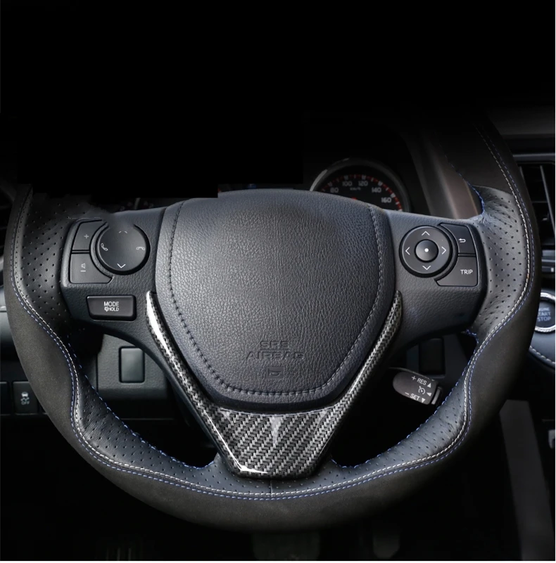 Блестки на руль для Toyota RAV4 2014 2018 декоративная нашивка яркая полоска модификация