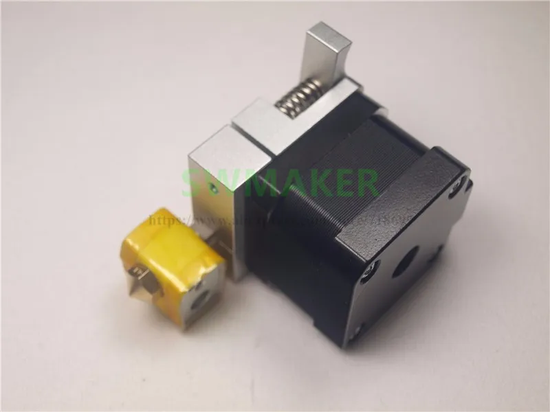 SWMAKER 1 комплект Wanhao i3 3D принтер обновление MK10 с покрытием ПТФЭ Hotend металлический экструдер комплект для Wanhao i3 0,4 мм 1,75 мм