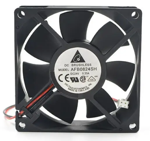 Оригинальный AFB0824SH 8025 0.33A 8 см 24V большой ветер скорость измерения двойной мяч