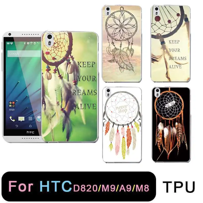 Qmswei ТПУ прозрачный чехол для телефона htc M8 мягкое перо защитный с откидной