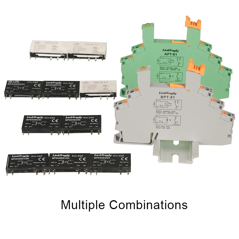 MPD24D2/05 4 контактный релейный модуль микронапряжения PCB 5 в постоянного тока на