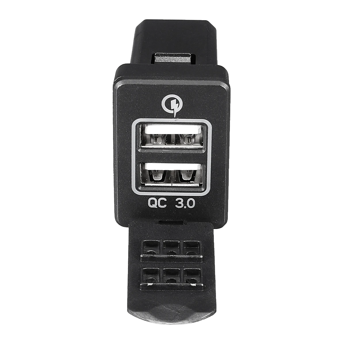 Для QC 3,0 12/24V Dual USB Автомобильное зарядное устройство для сигарет розетка машинный Зарядное устройство Мощность адаптер 4.8A 5V Выход с светодиодный светильник для Защитные чехлы для сидений, сшитые специально для Toyota Corolla Левин Prado Reiz
