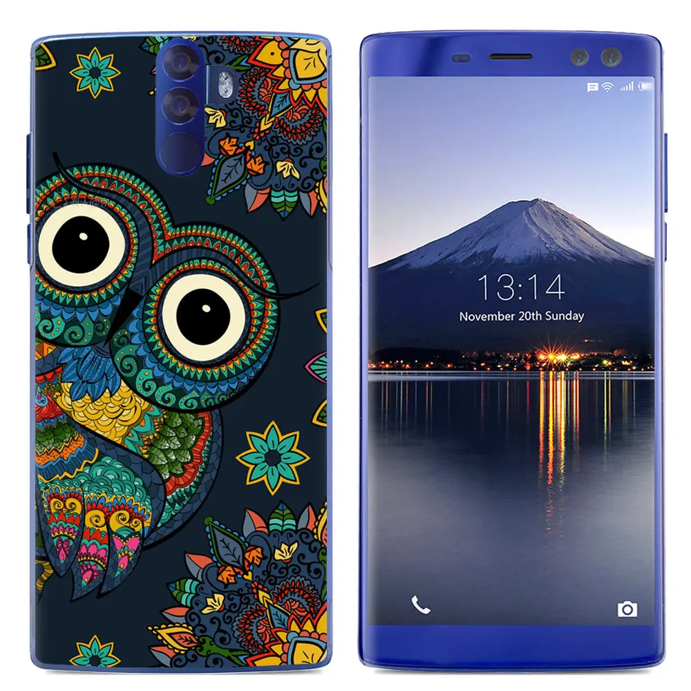 Phone Case For Doogee BL 12000 6-inch Cute Cartoon High Quality Painted TPU Soft Silicone Cover |