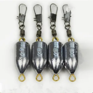 Новые специальные противопылевые прочные гибкие свинцовые грузила, пулевидные аксессуары для пакетов приманка для морской рыбалки 6-120 г 1-4 шт.