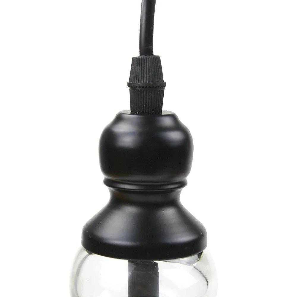 Ретро винтажный промышленный стиль подвесной большой колокольчик стеклянный