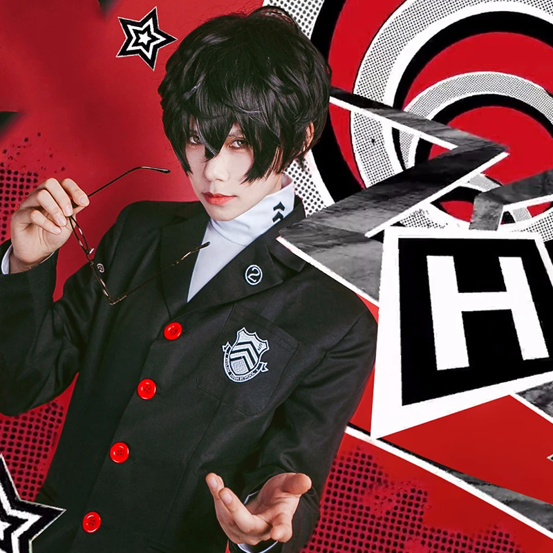 Новое поступление Аниме Игры Persona 5 Akira Kurusu Косплей пальто для мужчин Ren Amamiya куртка школьная форма костюмы на Хэллоуин