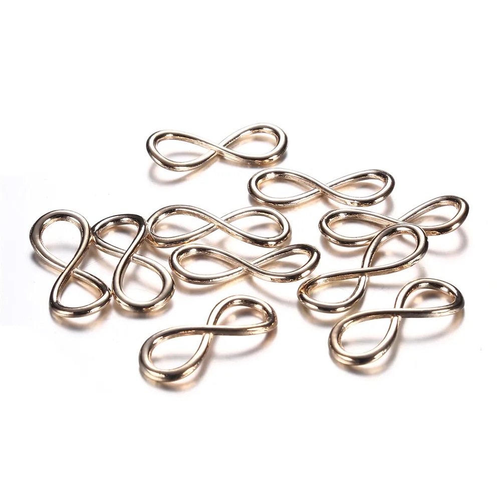 

20Pcs/Lot 31x12mm Infinite Charms Pendant for Jewelry DIY Making Metal Infinite Pendant Accessories