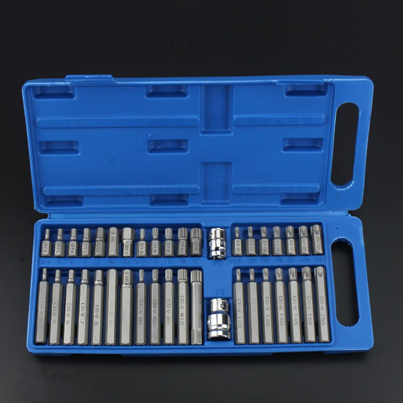40 шт./компл. Torx внутренний шестиугольный Звездный набор ключей