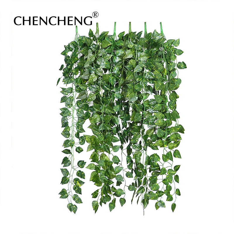 CHENCHNEG 6 шт./лот искусственные шелковые листья поддельные растительные стены