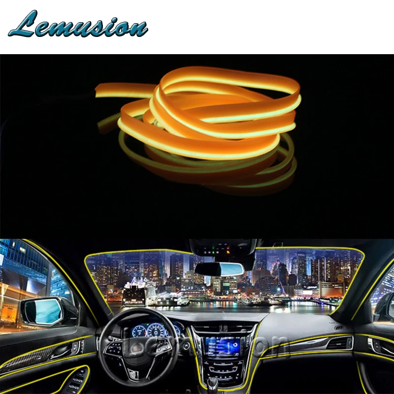 Автомобильная неоновая светящаяся Светодиодная лента для Renault Duster Laguna Megane 2 3 Logan