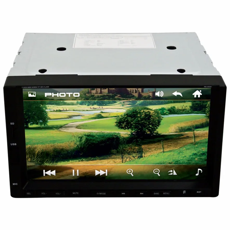 Ezonetronics 7 дюймов Автомобильный стерео FM только Bluetooth MP3 MP4 плеер с USB SD Высокое