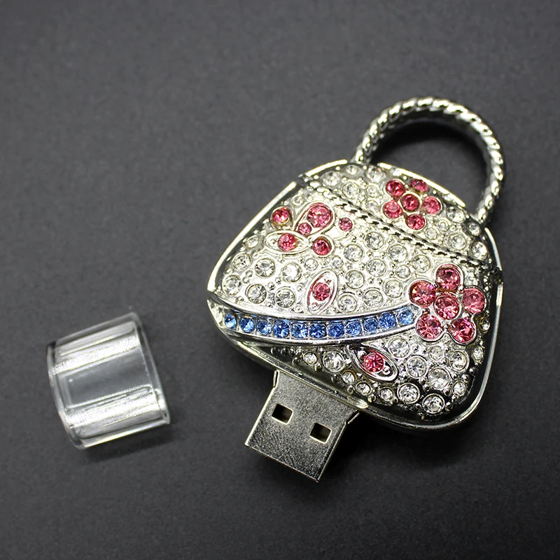 Usb stick 4 ГБ 8 16 32 64 памяти флешки хрустальные сумочке usb флэш drive U диск Лидер продаж