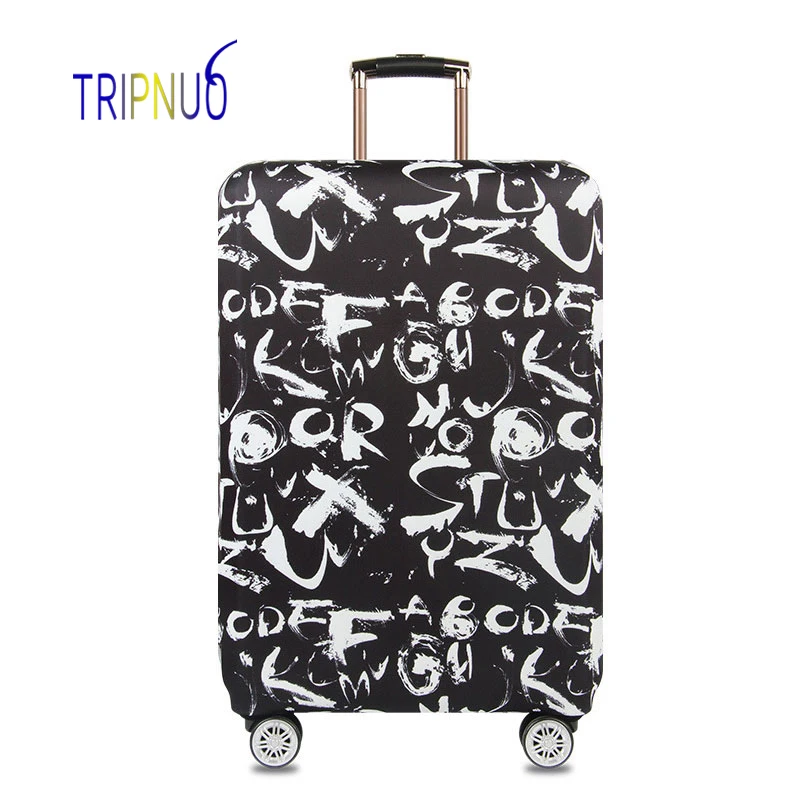 TRIPNUO эластичная ткань в стиле граффити Чемодан защитная крышка Suitable18 32 дюйма