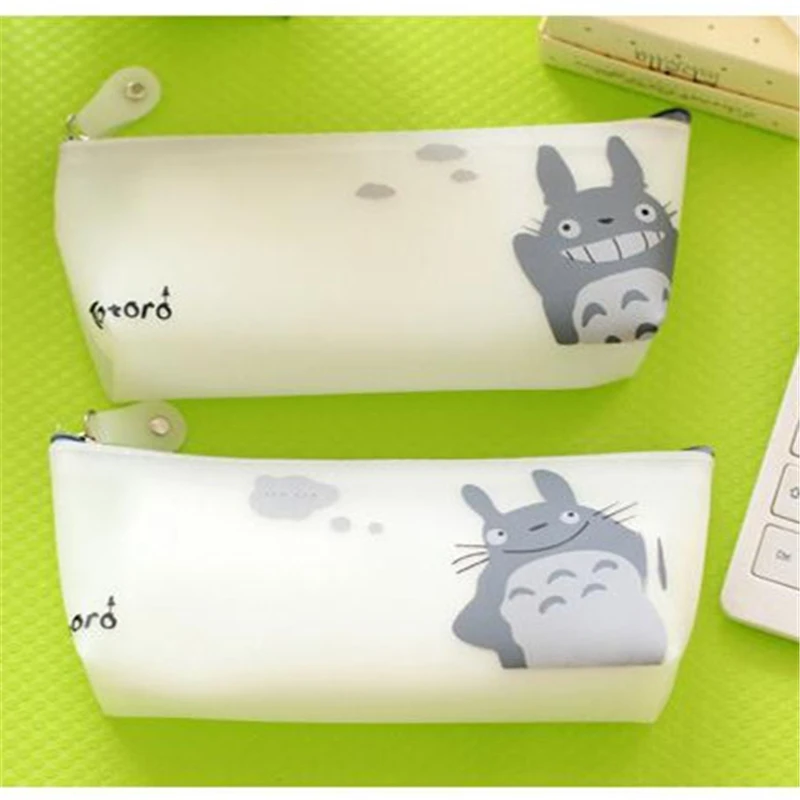 4 шт./лот Карандаш сумка Тоторо коробка случай стиль Улыбка/Смех/зонтик Дети