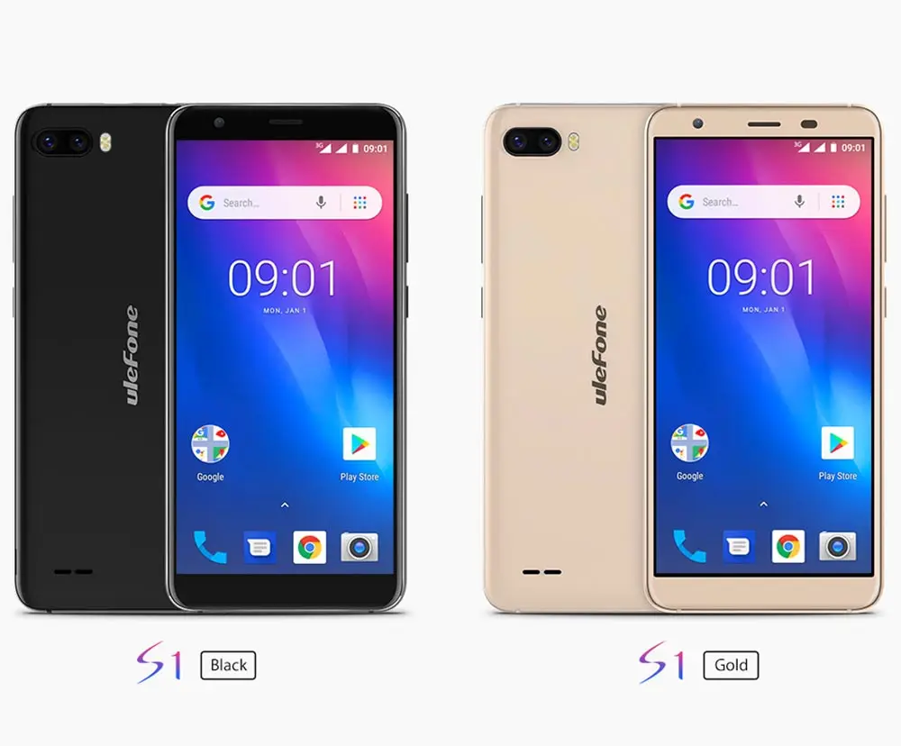 Ulefone S1 смартфон с 5 дюймовым дисплеем 18:9 Android 8 1 Мп + МП ОЗУ ГБ ПЗУ 3000 мАч 3G|Смартфоны|