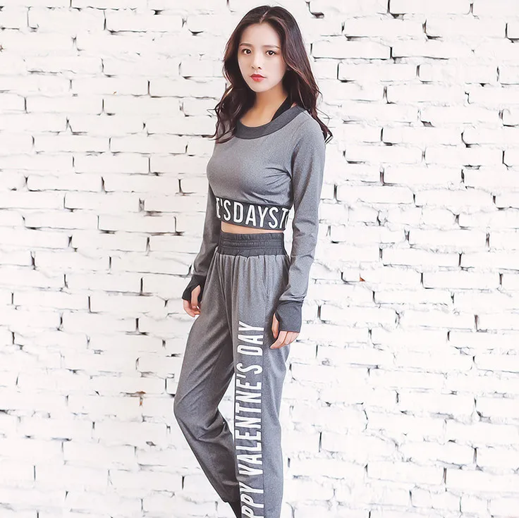 Женские спортивные костюмы с буквенным принтом женский спортивный комплект