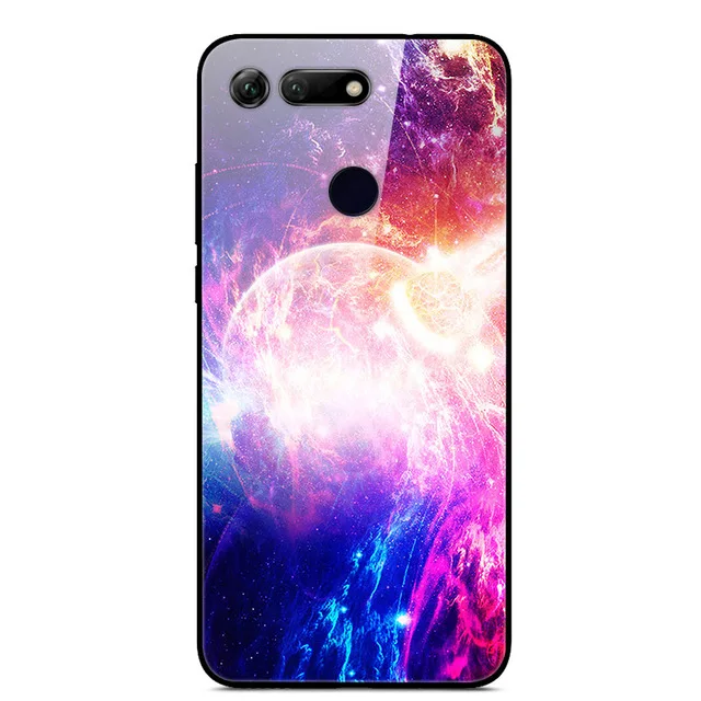 5 Для huawei Honor V20 чехол из стекла модный жесткий чехол для телефона для huawei Honor View 20 чехол View 20 V 20 закаленное мягкое бампер Honorv20 - Цвет: 5