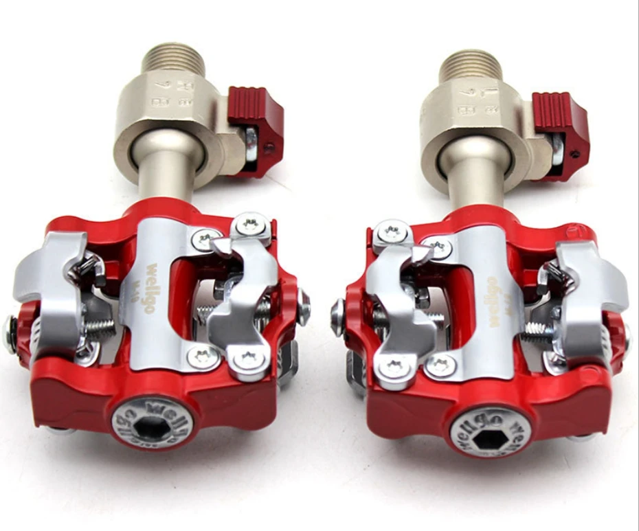 

YINGTOUMAN Aluminum Alloy Bearing Non-quick Release Bicycle Pedals Road Bike Ultralight Pedal Bike Road Mountain Pedal Outdoor