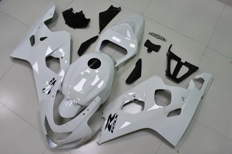 Обтекатели для Suzuki GSXR600 2004 2005 K4 Белые Набор всего тела GSX R 600 04 Abs GSXR750 2004|Полные