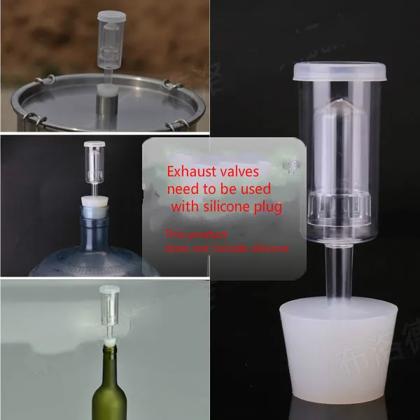 Воздушный замок для домашнего пивоварения пузырьковая втулка односторонний